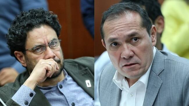 Iván Cepeda y Antonio Sanguino. Foto: Colprensa