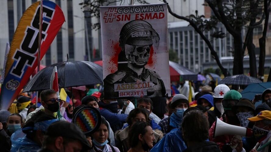 Este miércoles se desarrollan más de 90 movilizaciones. Foto: Colprensa