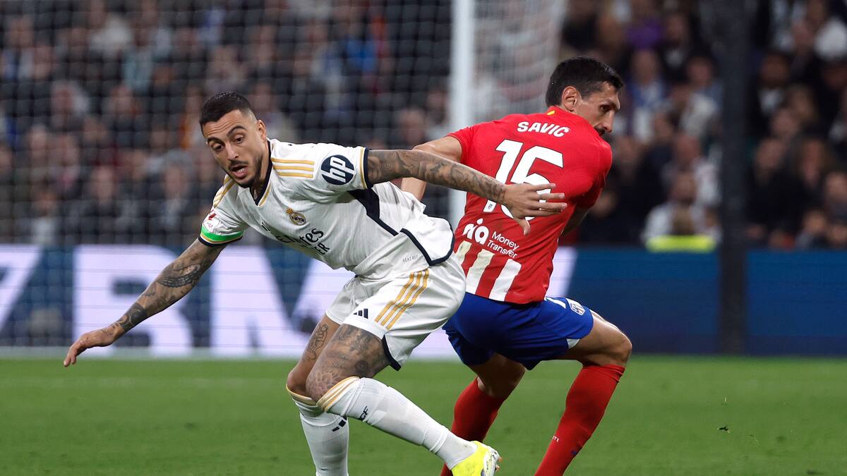 Real Madrid y Atlético Madrid no se sacaron ventaja: empataron 1-1 en el derbi madrileño