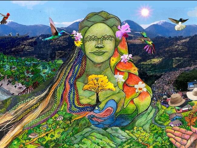 Seis obras murales serán presentadas en una Mesa por la Vida en el Cauca. Foto: Codhes