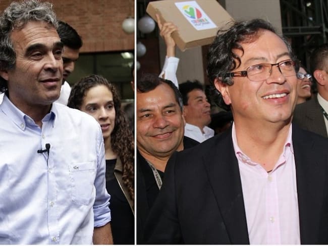 Sergio Fajardo y Gustavo Petro lideran la intención de voto a la Presidencia. Foto: Colprensa