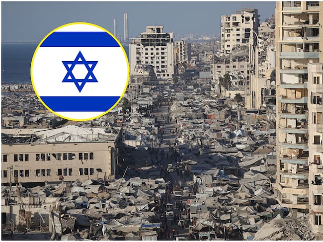 Israel clasificó como “zona de combate peligrosa” a toda la ciudad de Gaza. Foto: Getty Images.