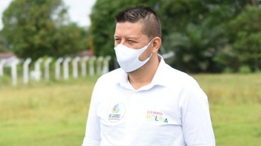 Edilberto Molina, alcalde de Caquetá recibió amenazas en su contra. Foto: Cortesía