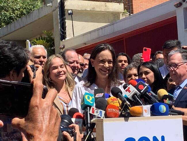 Candidata presidencial de la oposición venezolana, María Corina Machado | Foto:  W RADIO / Gabriela González.