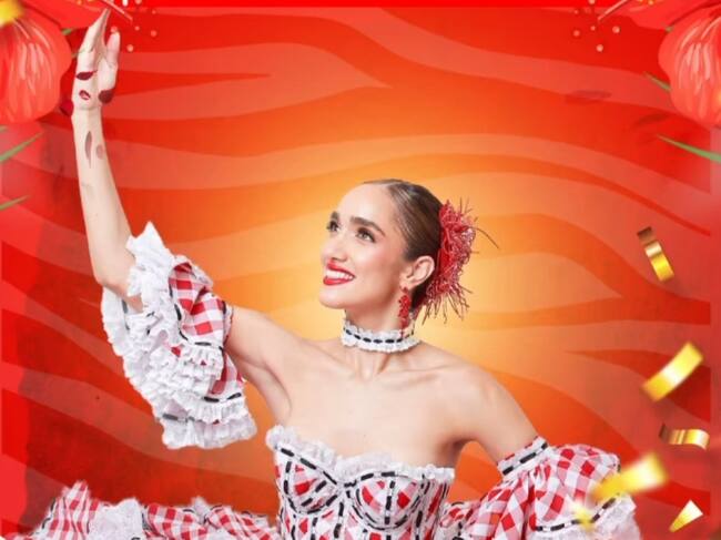 Melissa Cure Villa fue anunciada como la Reina número 88 del Carnaval de Barranquilla. Foto: Alcaldía de Barranquilla.