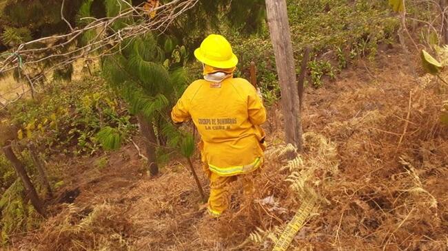 Foto: Bomberos de La Cruz, Nariño