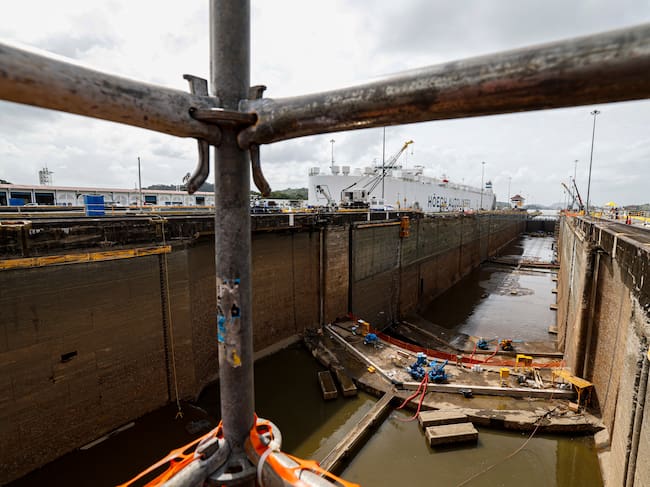 Canal de Panamá. Foto: MARTIN BERNETTI/AFP via Getty Images.