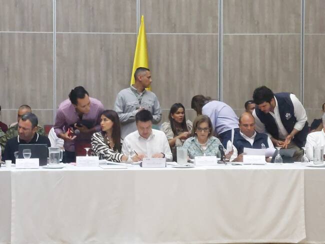 Comisión Intersectorial para la Respuesta Rápida de Alertas Tempranas. Foto: Andrea Pallares, WRadio.