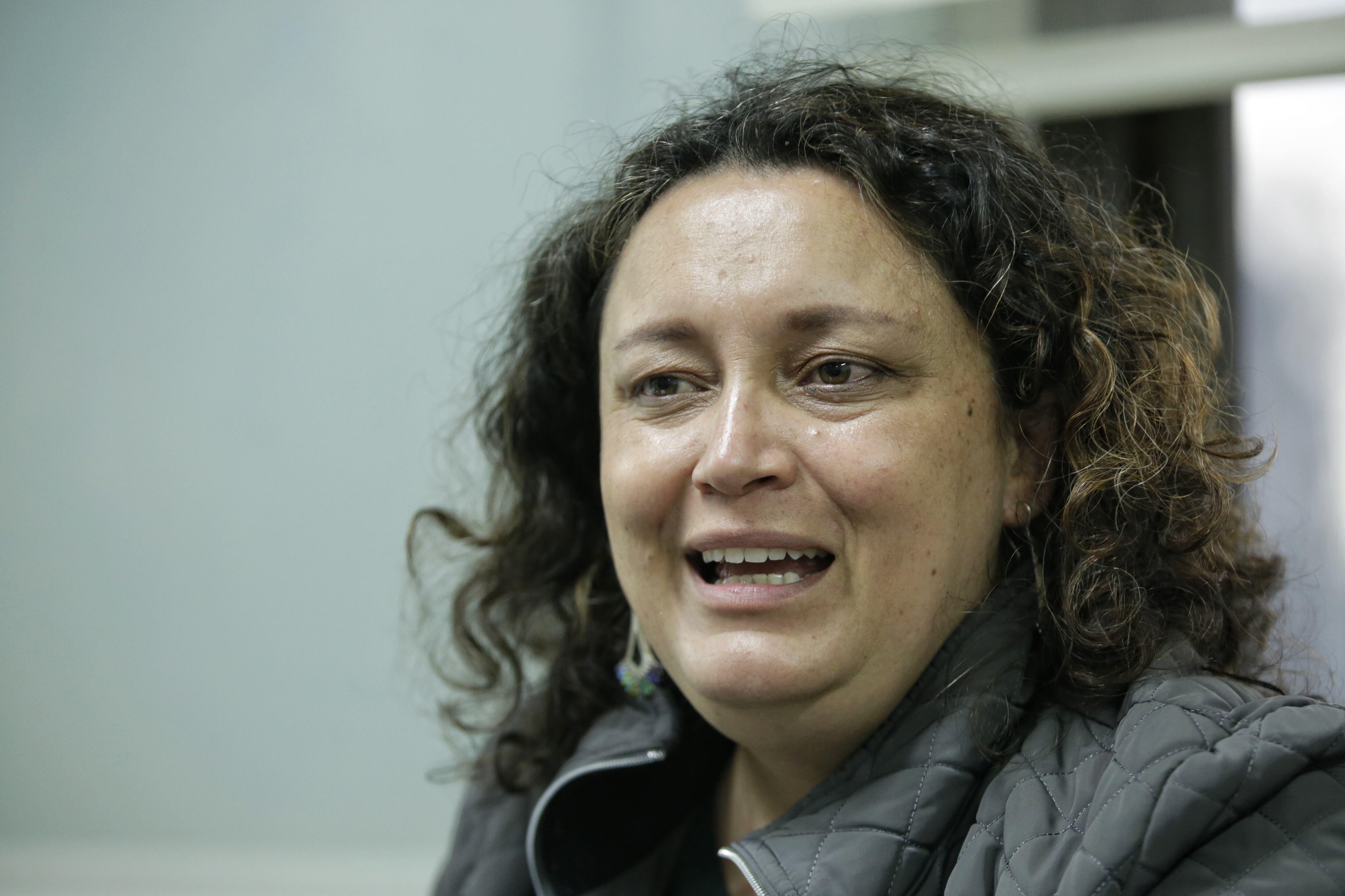 Bogotá. 20 de Agosto del 2021. Entrevista con la senadora de la Alianza Verde, Angélica Lozano, quien defiende el ingreso del partido a la Coalición de la Esperanza y rechaza la injerencia que ha tenido el petrismo en los verdes. (COLPRENSA- Sergio Acero)