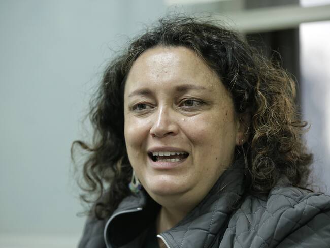 Bogotá. 20 de Agosto del 2021. Entrevista con la senadora de la Alianza Verde, Angélica Lozano, quien defiende el ingreso del partido a la Coalición de la Esperanza y rechaza la injerencia que ha tenido el petrismo en los verdes. (COLPRENSA- Sergio Acero)