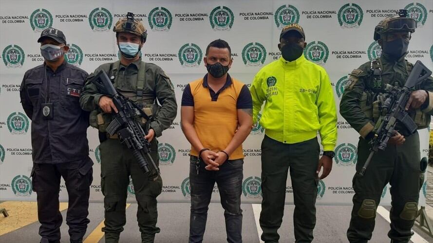 Eider Emiro Bolaños es acusado de participar en la masacre de cinco personas en el corregimiento de El Mango . Foto: Fiscalía