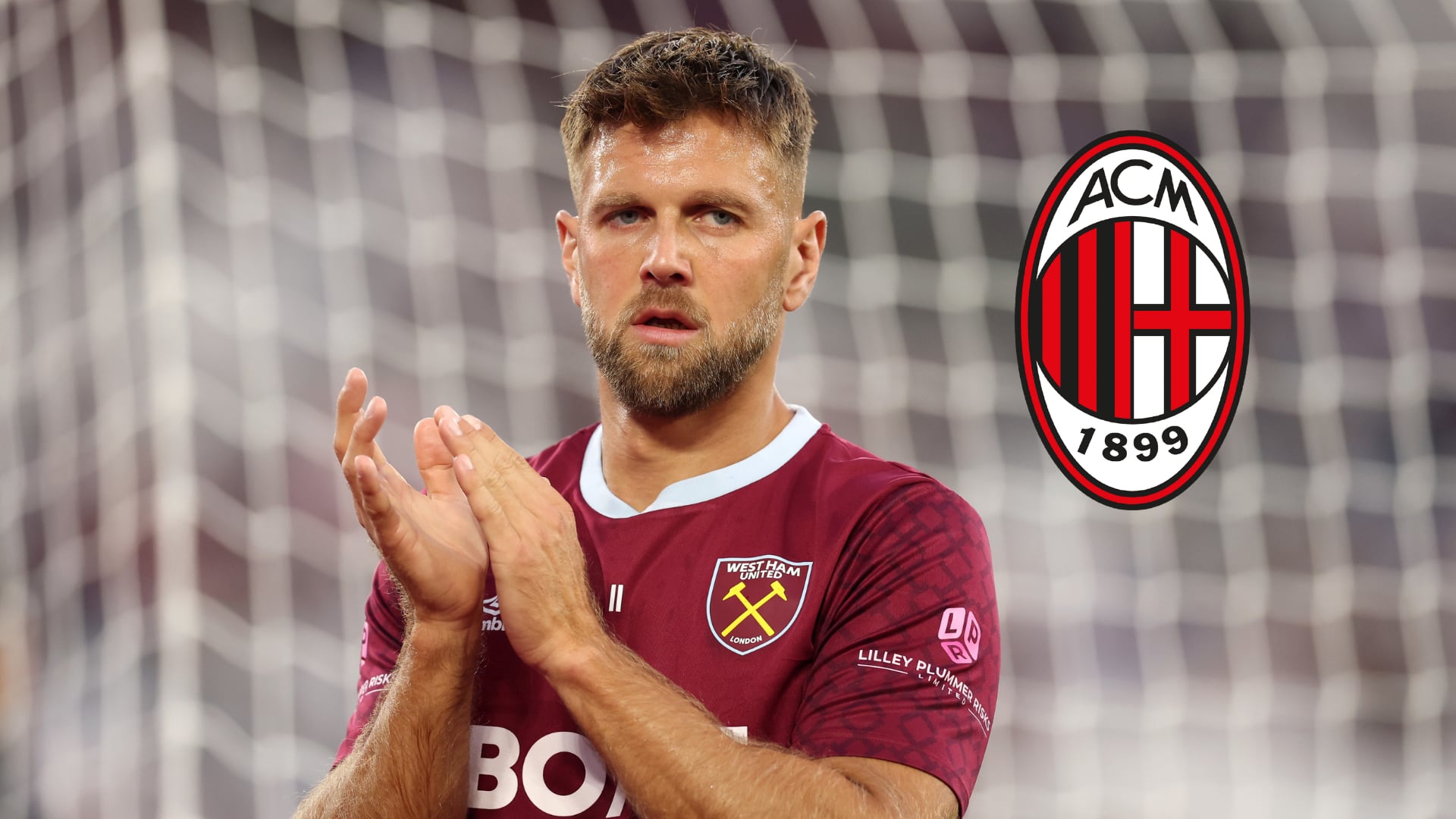 Niclas Fullkrug durante un West Ham vs. Chelsea en agosto de 2025. FOTO: Julian Finney/Getty Images