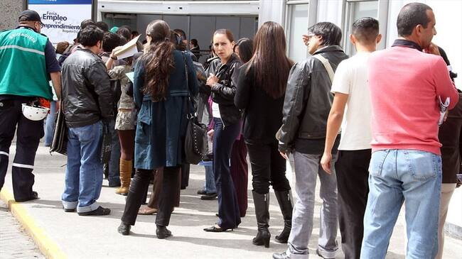 Desempleo en Colombia creció en julio, según el más reciente informe del Dane. Foto: Colprensa