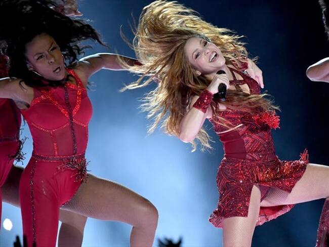 Shakira se presenta en el escenario durante el espectáculo de medio tiempo del Super Bowl LIV de Pepsi en el Hard Rock Stadium el 02 de febrero de 2020. Foto: Getty Images