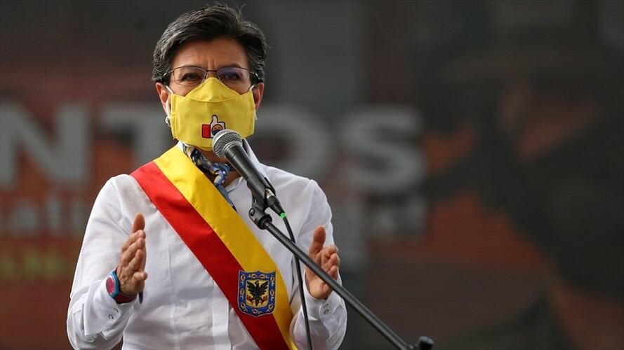 Alcaldesa de Bogotá, Claudia López. Foto: