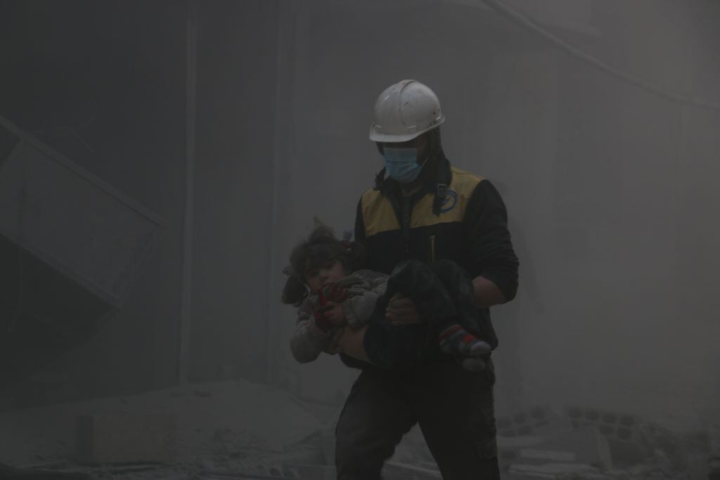 Imagen de referencia terremoto en Siria (Photo by Qusay Noor/Anadolu Agency/Getty Images)