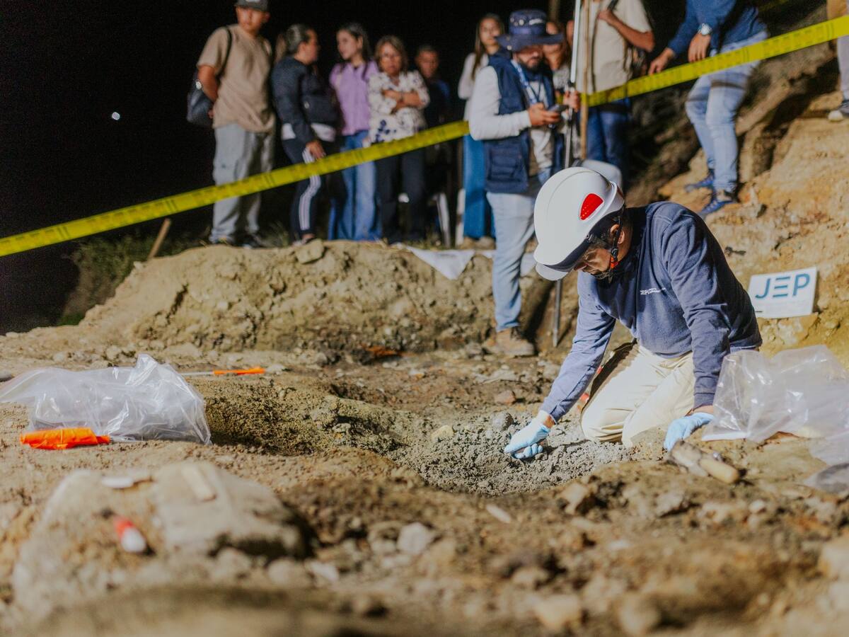 La JEP encontró dos cuerpos de víctimas de desaparición forzada en La Escombrera