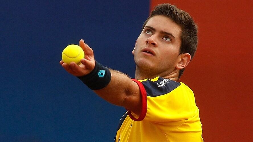 Salida de Nicolás Mejía de Copa Davis. Foto: Colprensa
