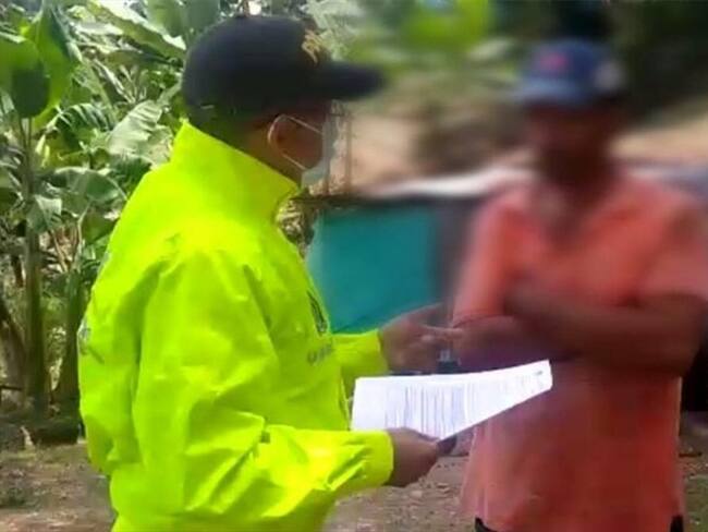 Capturado por abuso sexual. Foto: Policía Metropolitana de Pereira