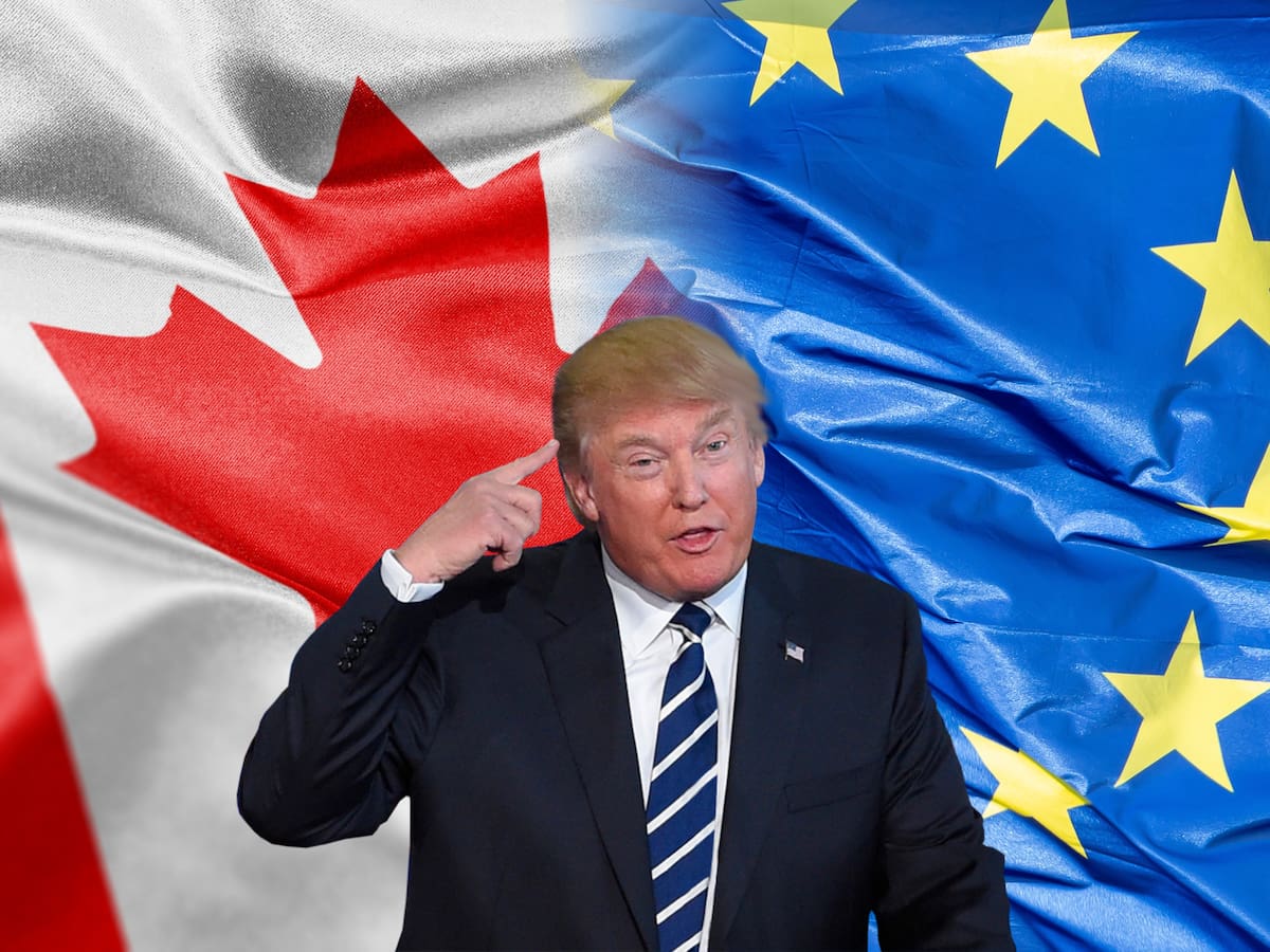 Trump amenaza con amplios aranceles sobre Europa si Canadá se asocia con la Unión Europea