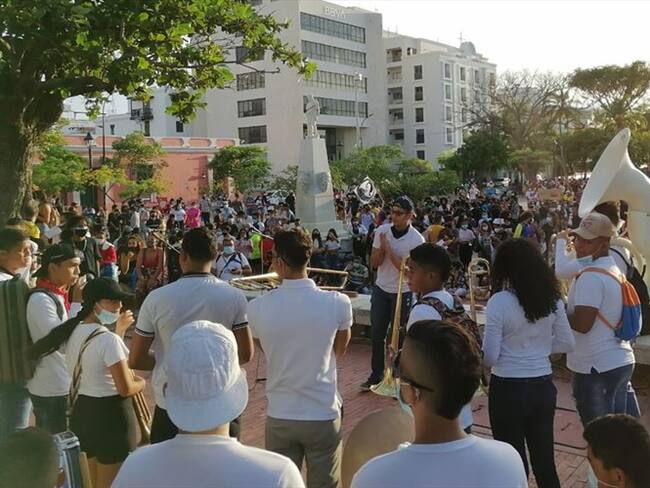 Avanzan las manifestaciones en el territorio nacional este 13 de mayo. Foto: Gennys Álvarez