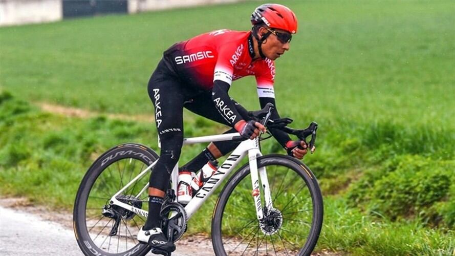 Don Luis siente orgullo por lo que será la participación de sus dos hijos Dayer y Nairo en el Tour. . Foto: @Arkea_Samsic