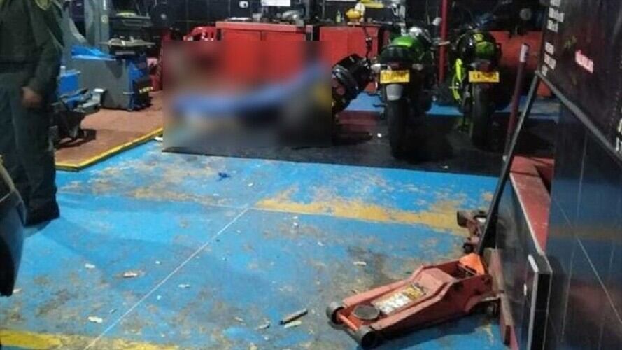 Sicariato Bucaramanga. Foto: Tomada del video.