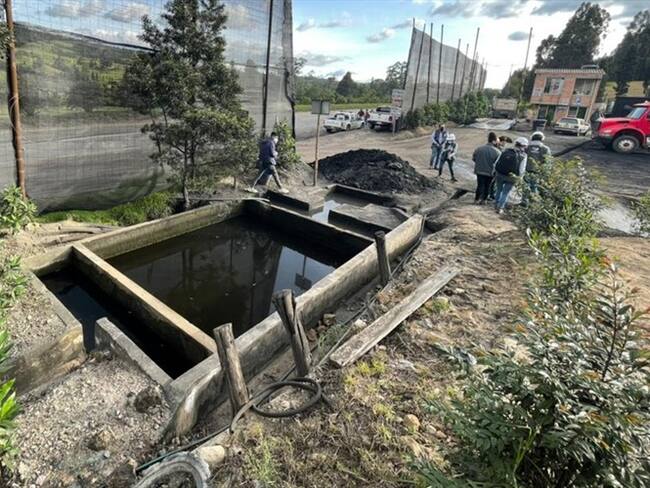 El operativo se adelantó en el municipio de Paipa.. Foto: Corpoboyacá