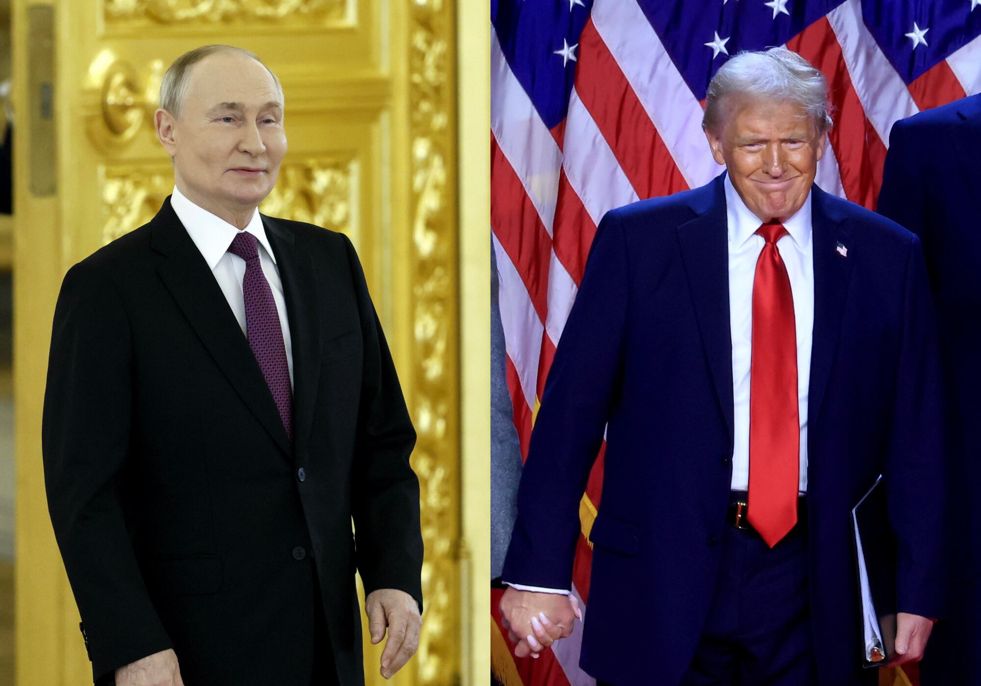 Vladímir Putin y Donald Trump. (EFE)