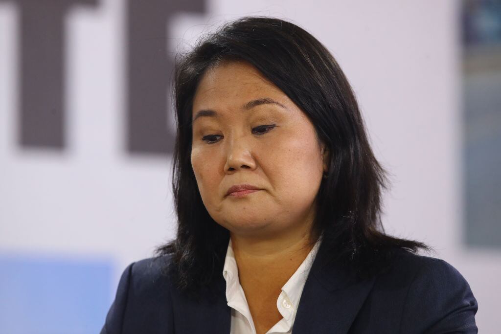 La candidata presidencial y exprimera dama de Perú, Keiko Fujimori. (Photo by Leonardo Fernandez/Getty Images)