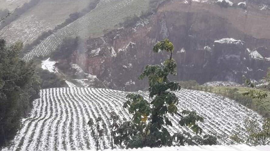 Los municipios con mayores afectaciones por una fuerte granizada son Aldana, Guachucal, Pupiales y Pasto. Foto: Paulo Paz (W Radio)