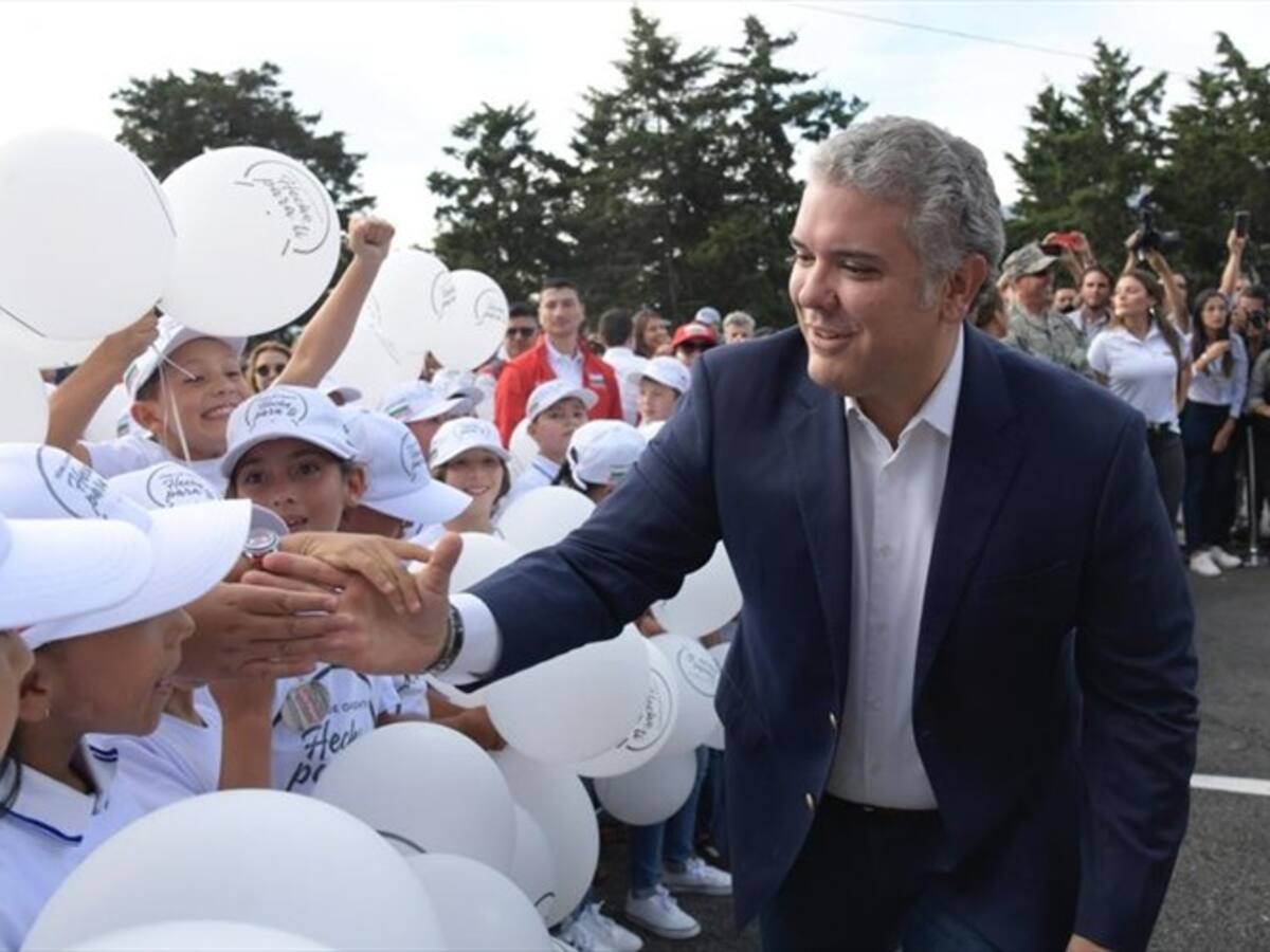 Presidente Duque celebra crecimiento del PIB en Colombia