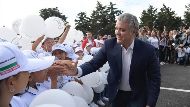 Presidente Iván Duque en Antioquia. Foto: Cortesía