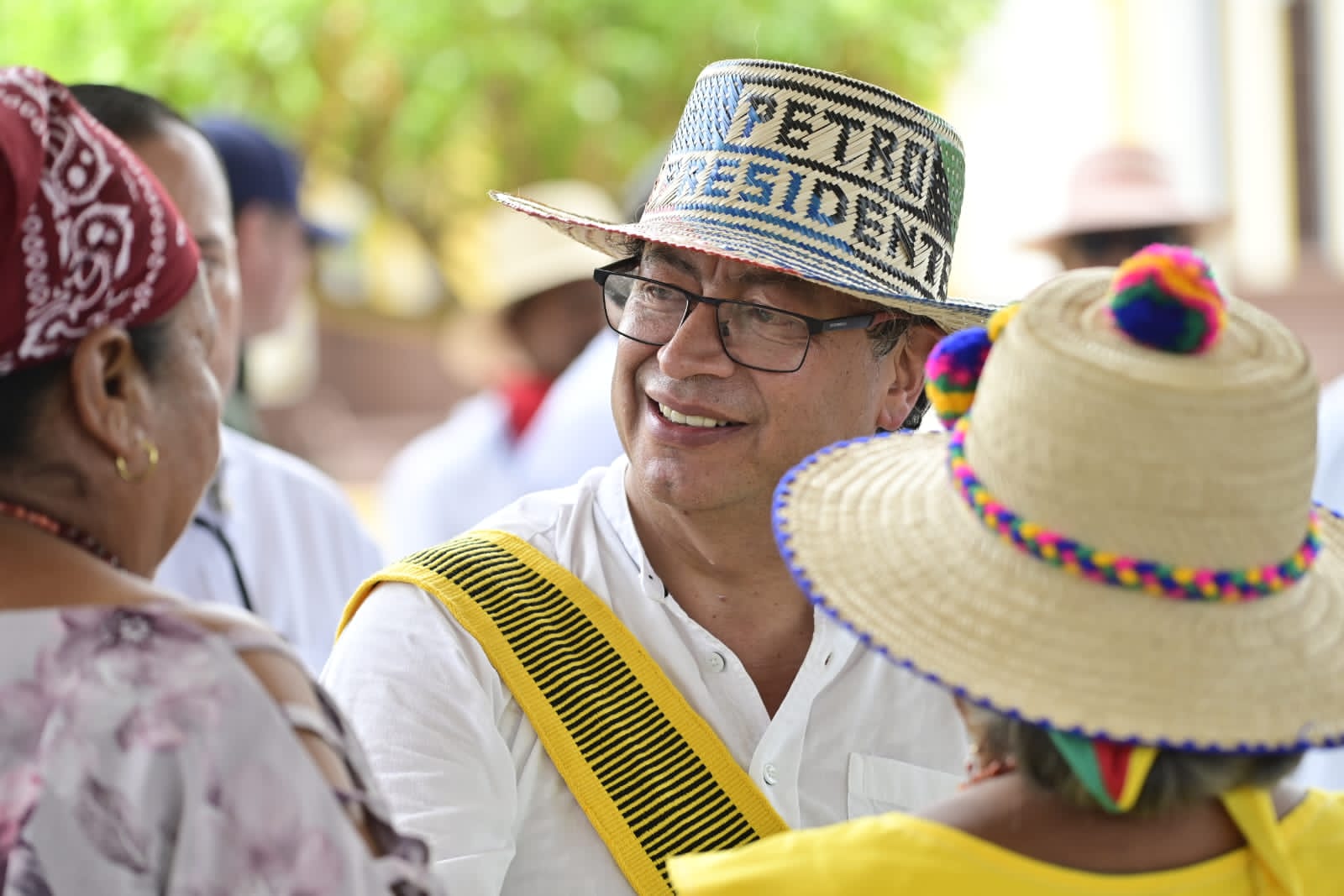 Gustavo Petro en La Guajira. Foto: Presidencia