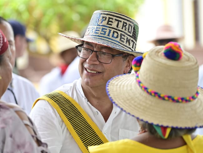Gustavo Petro en La Guajira. Foto: Presidencia