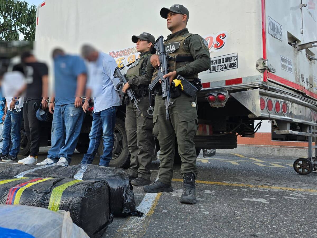Incautaron tres toneladas de marihuana en Bello, Antioquia