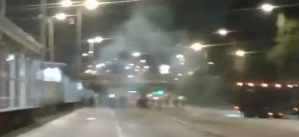 Disturbios en Bogotá.