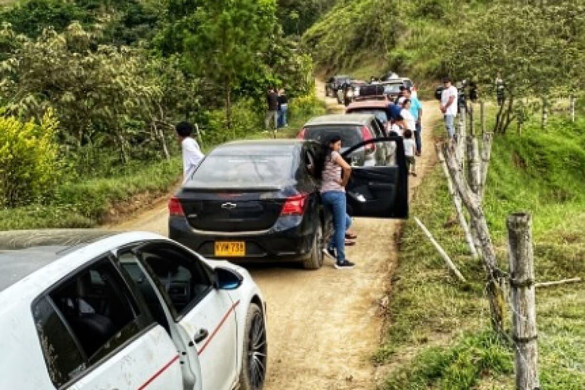 Se viven complicadas situaciones en el corredor alterno en el sur del Cauca. Crédito: Red de Apoyo. 