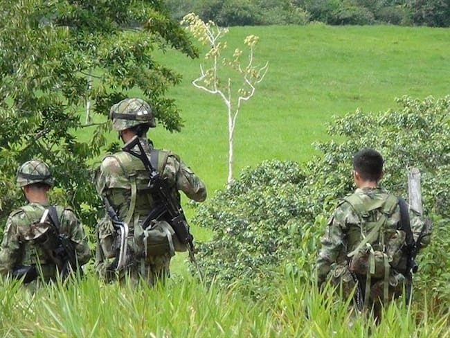 Mueren cinco miembros del Clan del Golfo en operativo en El Bagre, Antioquia. Foto: Cortesía