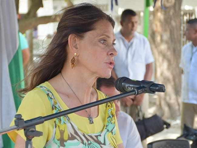 “¿A quién le está gritando, a quién le está gritando?”: vicepresidenta Marta Lucía Ramírez. Foto: Viicepresidencia