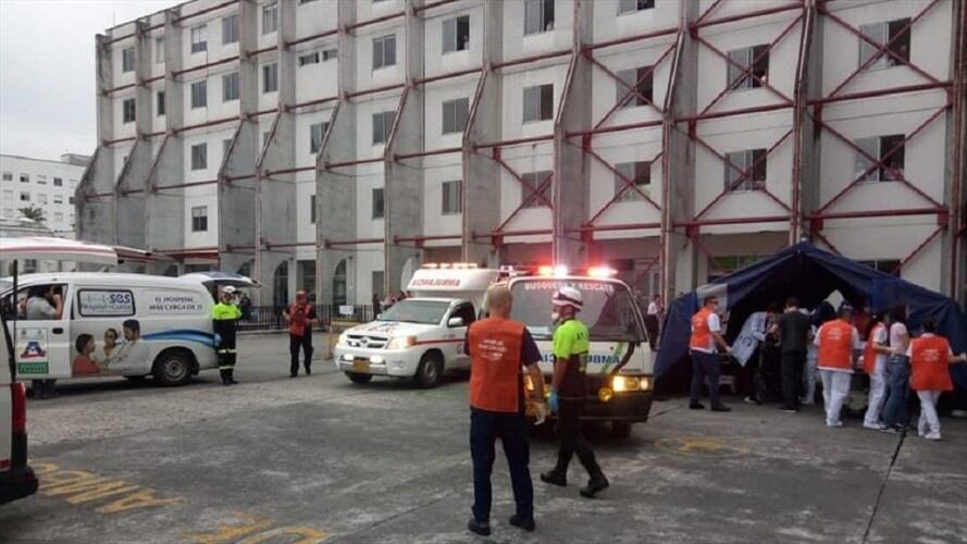 Unidades de Urgencia en Manizales en están colapso. Foto: Hospital de Caldas SES.
