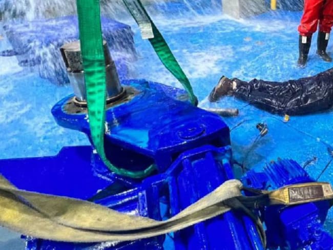 Accidente laboral. Foto: Cortesía a Melissa Múnera.