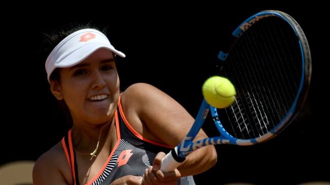 La tenista colombiana, María Camila Osorio logró clasificar a las semifinales del cuadro femenino junior de Roland Garros. Foto: Getty Images