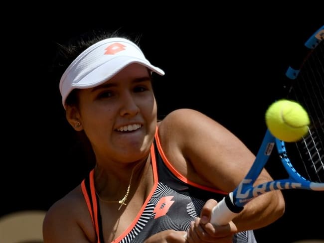 La tenista colombiana, María Camila Osorio logró clasificar a las semifinales del cuadro femenino junior de Roland Garros. Foto: Getty Images