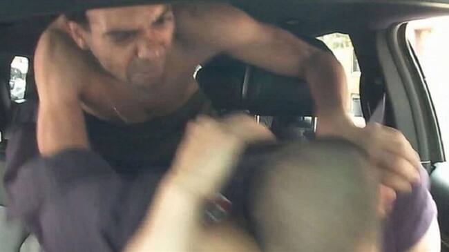 La brutal agresión que sufrió conductor colombiano en Nueva York. Foto: Captura de Youtube