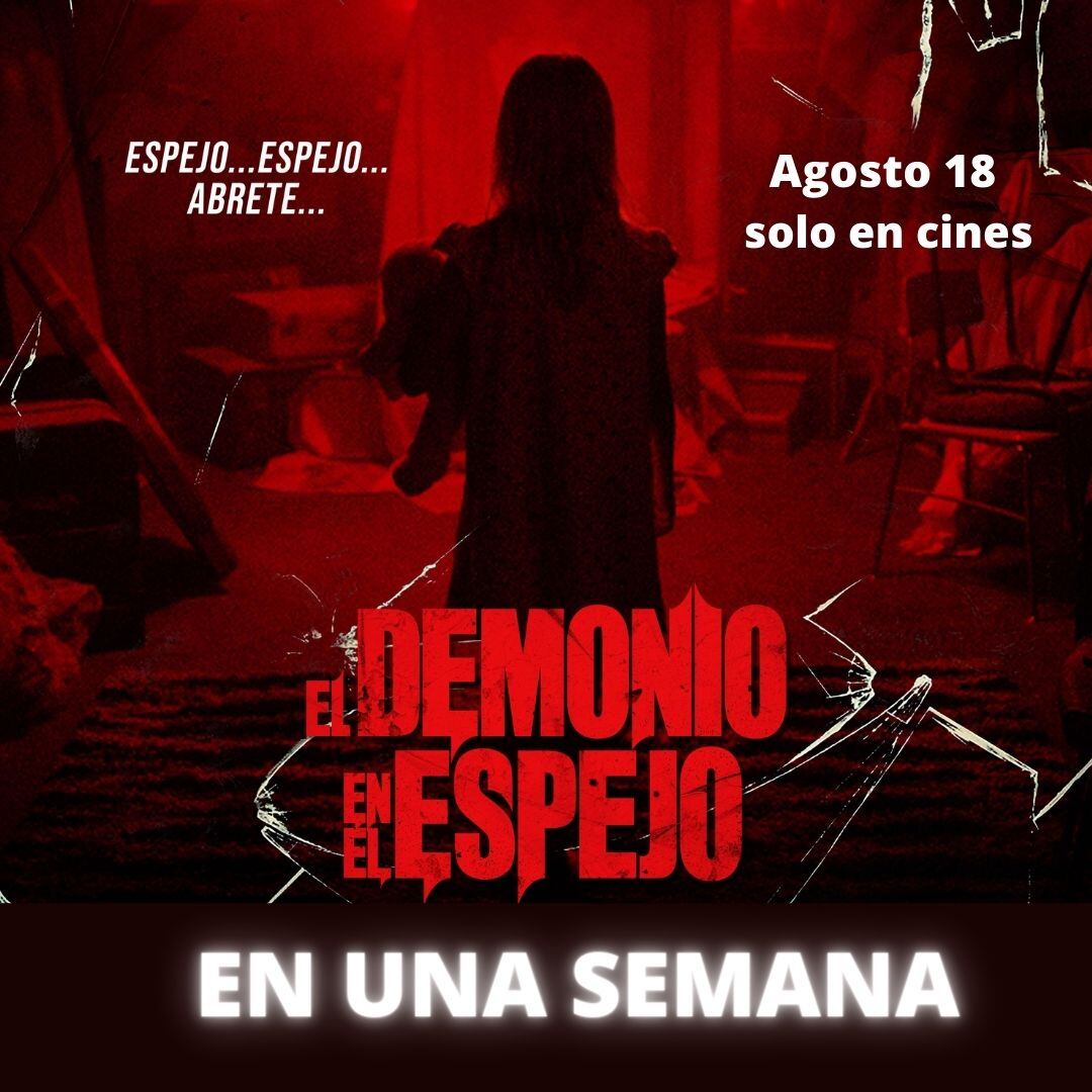 Demonio en el espejo. Foto: Twitter @Cine_Colombia