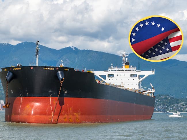 Referencia de buque petrolero. Venezuela y Estados Unidos. Fotos: Getty Images.