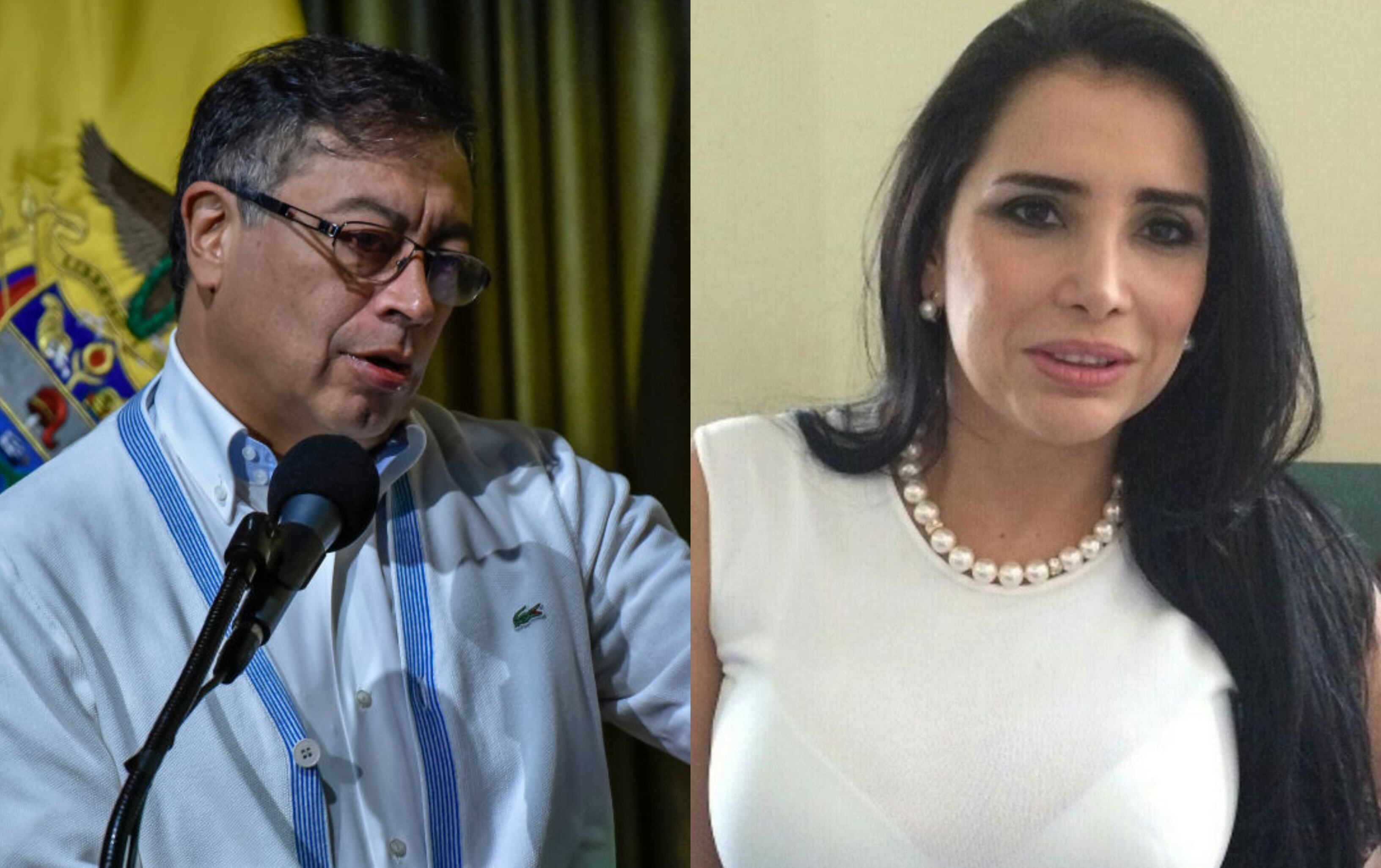 Presidente Gustavo Petro y exsenadora Aida Merlano. Foto: GettyImages y Colprensa