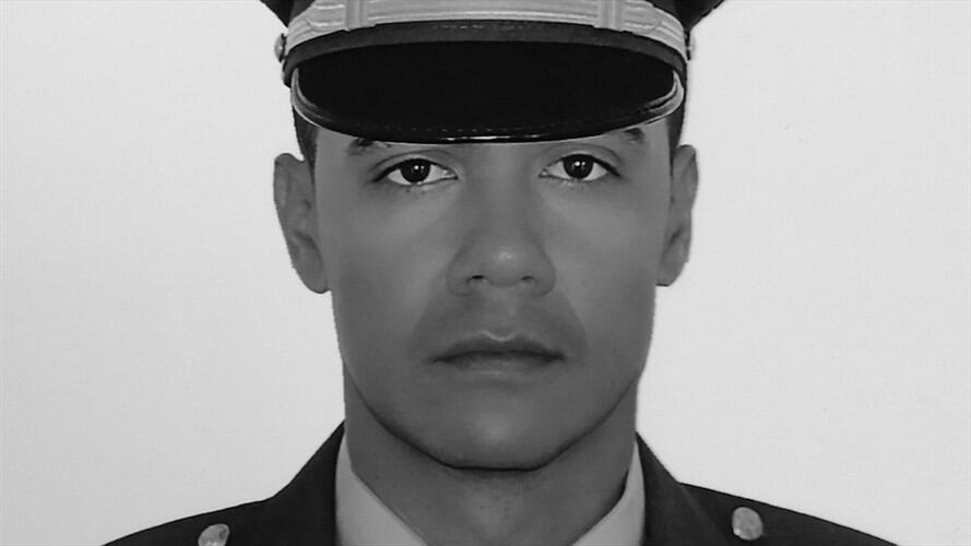 El subintendente Julián Muñoz Perdomo llevaba 12 años en la Policía. Foto: Policía Nacional