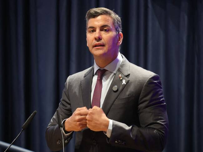 Santiago Peña. I Foto: GIL COHEN-MAGEN/AFP via Getty Images.